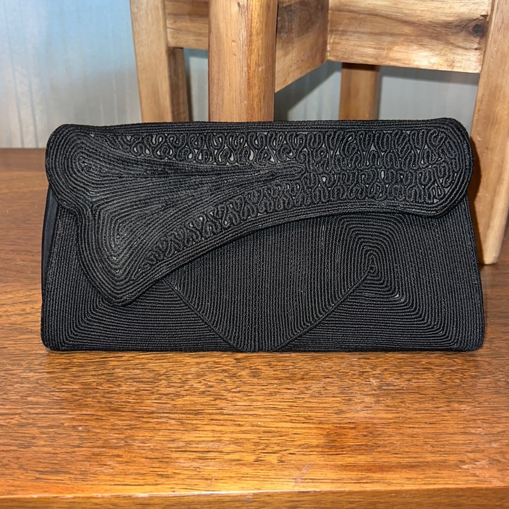 Vintage Black Clutch